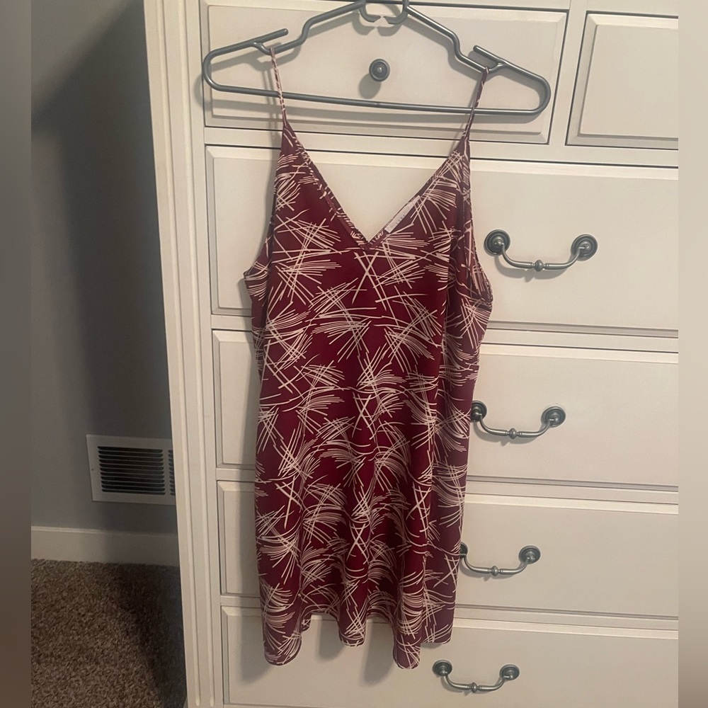 Lush Printed mini dress